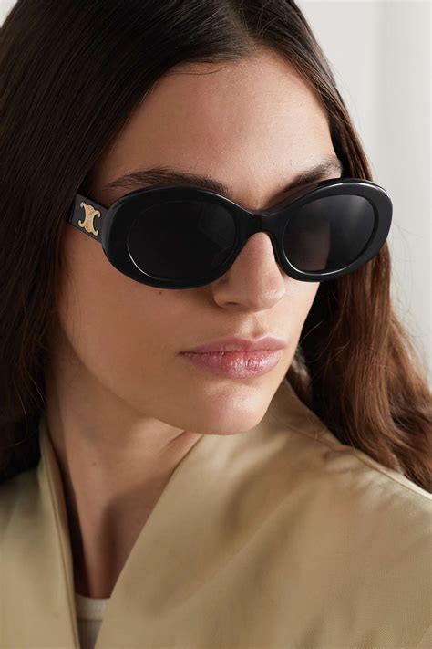 celine sunglasses triomphe case|TRIOMPHE 13 SUNGLASSES IN ACETATE .